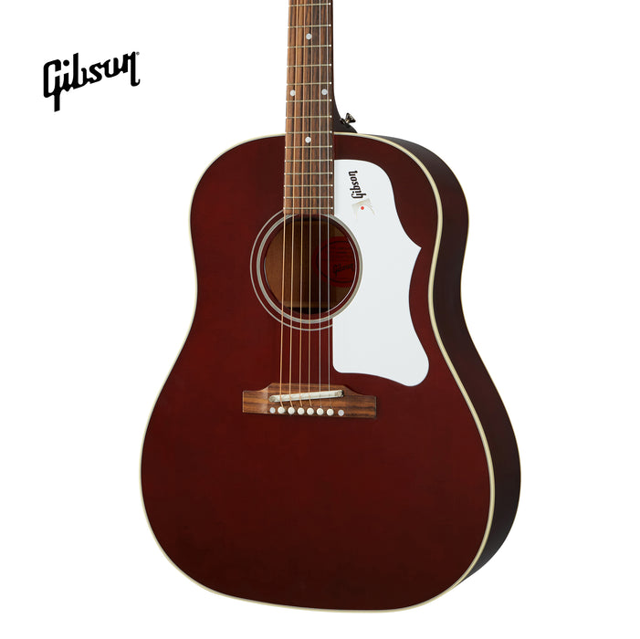 GIBSON 60S J-45 ORIGINAL ACOUSTIC GUITAR - WINE RED - Music Bliss Malaysia