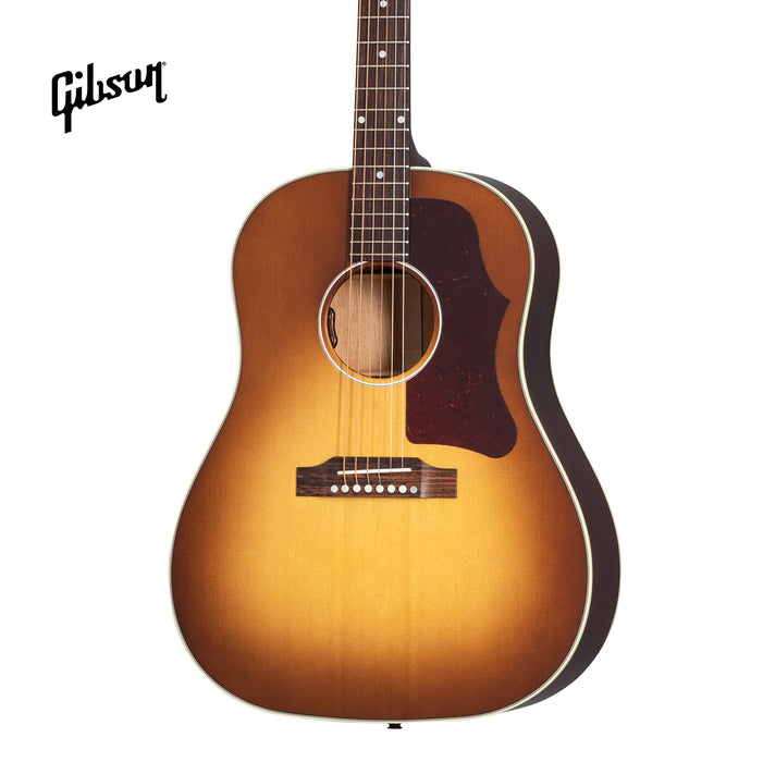 GIBSON J-45 FADED 50S ACOUSTIC-ELECTRIC GUITAR - FADED VINTAGE SUNBURST - Music Bliss Malaysia