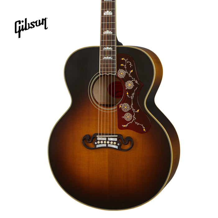 GIBSON 1957 SJ-200 ACOUSTIC GUITAR - VINTAGE SUNBURST - Music Bliss Malaysia
