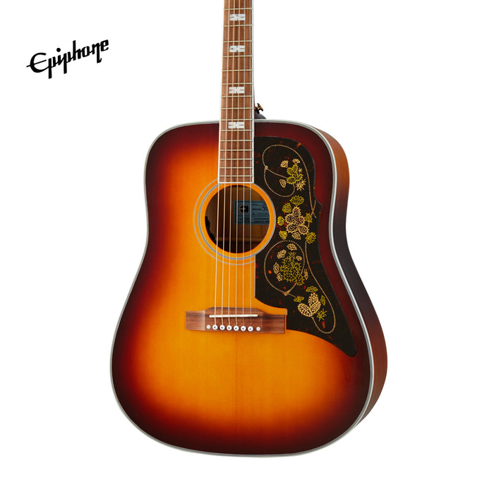 Epiphone Masterbilt Frontier Acoustic-Electric Guitar - Iced Tea Aged Gloss - Music Bliss Malaysia