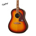 Epiphone Masterbilt Texan Acoustic-Electric Guitar - Faded Cherry Aged Gloss - Music Bliss Malaysia