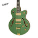 Epiphone Uptown Kat ES Semi-Hollowbody Electric Guitar - Emerald Green Metallic - Music Bliss Malaysia
