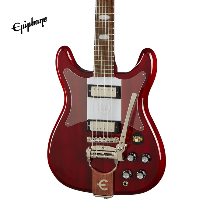 Epiphone Crestwood Custom (Tremotone) Electric Guitar - Cherry - Music Bliss Malaysia