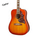 Epiphone Hummingbird 12-String Acoustic-Electric Guitar - Aged Cherry Sunburst Gloss - Music Bliss Malaysia