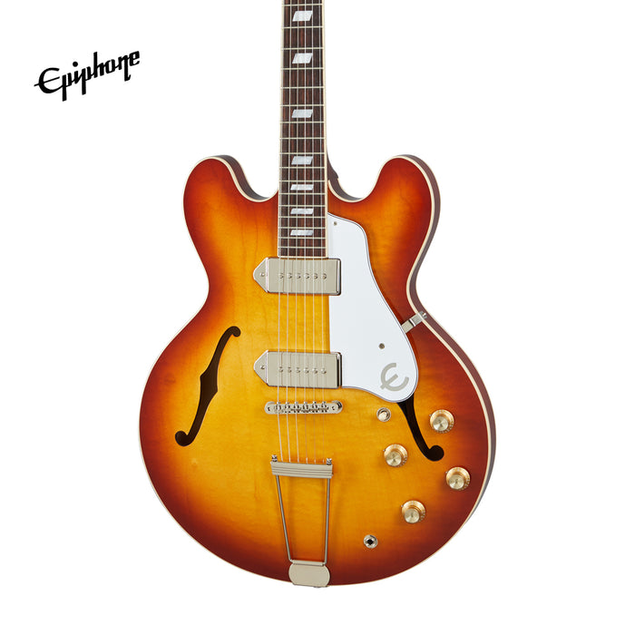 Epiphone USA Casino Hollowbody Electric Guitar, Case Included - Royal Tan - Music Bliss Malaysia
