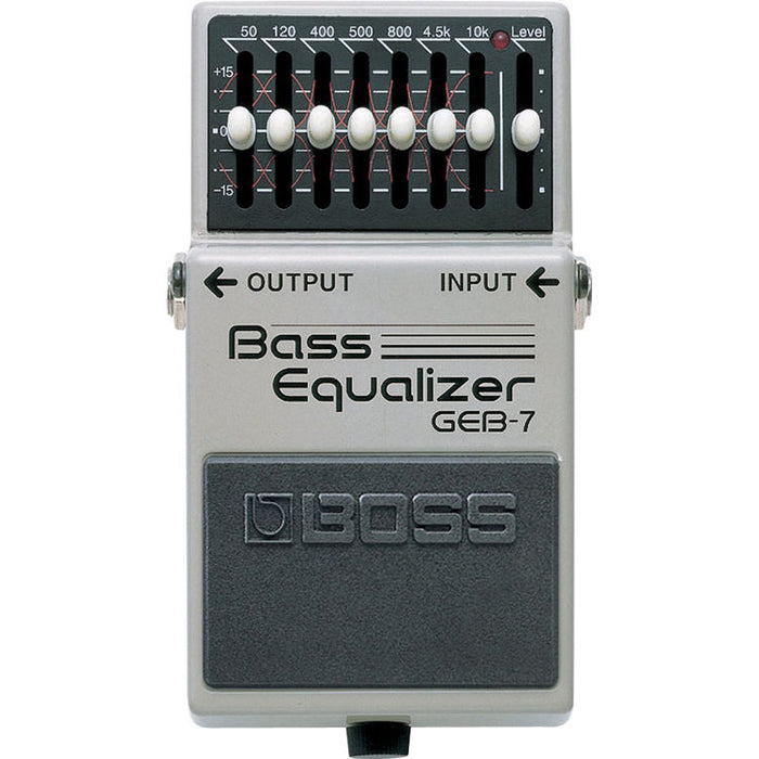 Boss GEB-7 7-band Bass Equalizer Guitar Pedal - Music Bliss Malaysia