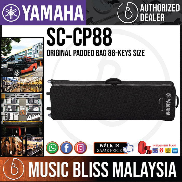 Yamaha Original Padded Bag for CP88 88-keys with roller (SC-CP88 / CP-88) - Music Bliss Malaysia