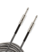 D'Addario PW-BG-15BG Braided Straight to Straight Instrument Cable - 15 foot Grey (PWBG15BG) - Music Bliss Malaysia