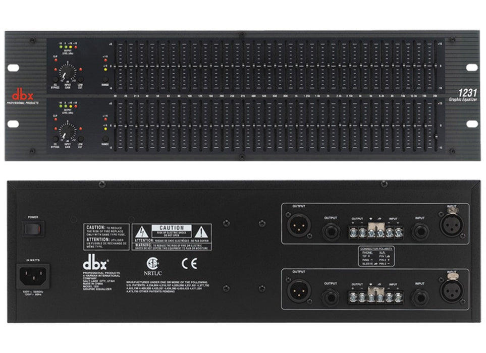 dbx 1231 Dual 31-Band Graphic Equalizer *Crazy Sales Promotion* - Music Bliss Malaysia