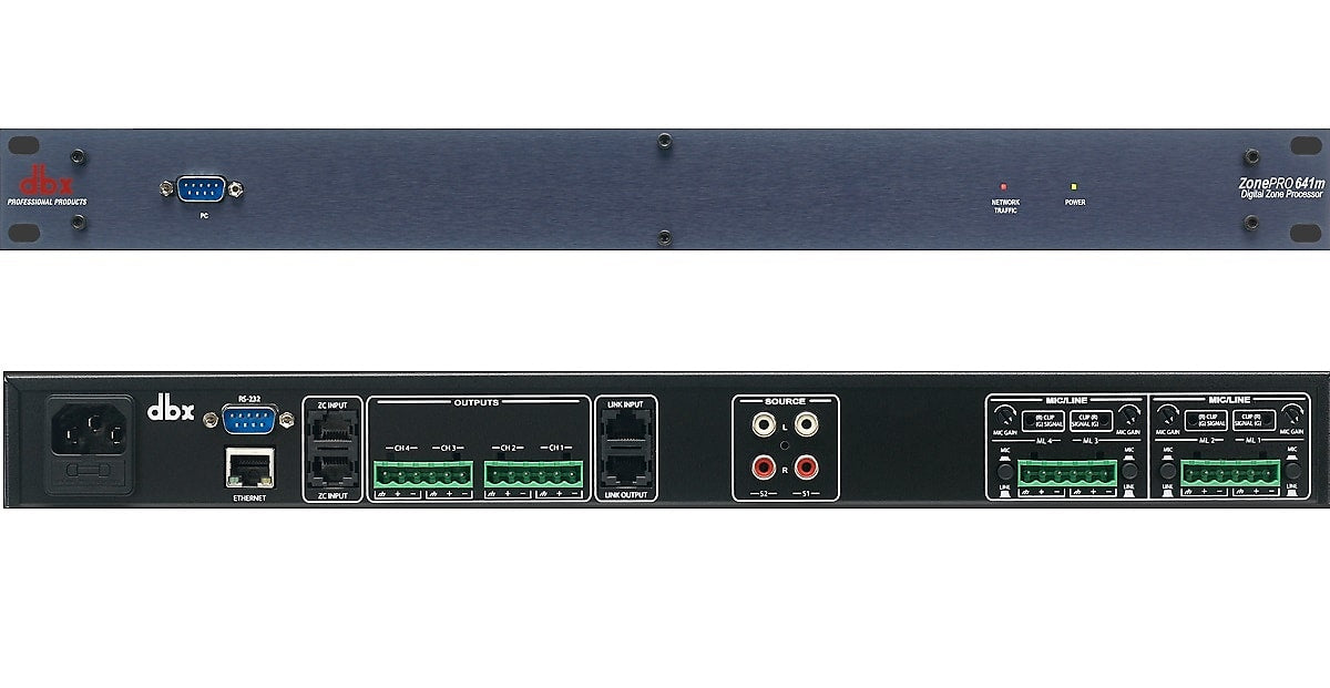 dbx ZonePRO 641m 6x4 Digital Zone Processor *Everyday Low Prices Promotion* - Music Bliss Malaysia