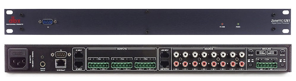 dbx ZonePro 1261 12x6 Digital Zone Processor *Everyday Low Prices Promotion* - Music Bliss Malaysia