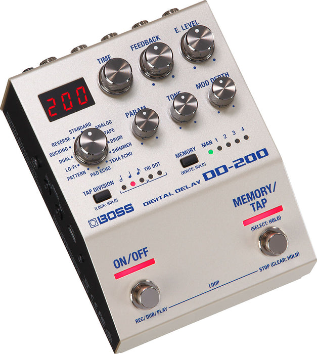 Boss DD-200 Digital Delay Pedal - Music Bliss Malaysia