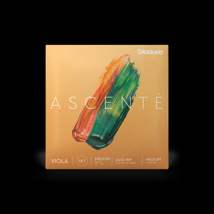 D'Addario A410-LM Ascente Viola Strings A410 LM Medium Tension, Full Set (A410 LM) - Music Bliss Malaysia
