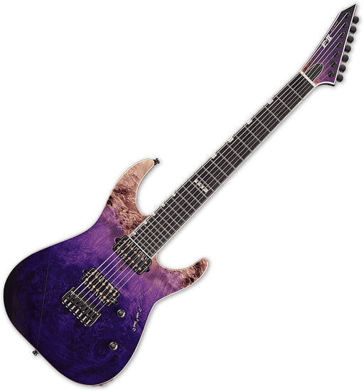 ESP E-II M-II 7 NT - Purple Natural Fade [Made in Japan] - Music Bliss Malaysia