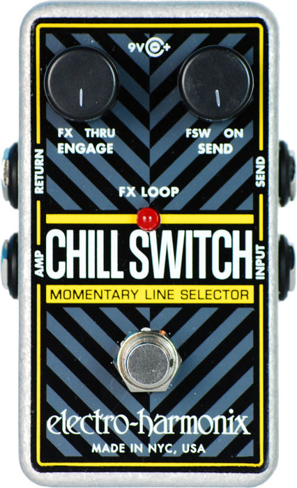 Electro Harmonix Chillswitch Momentary Line Selector Pedal (Electro-Harmonix / EHX) - Music Bliss Malaysia
