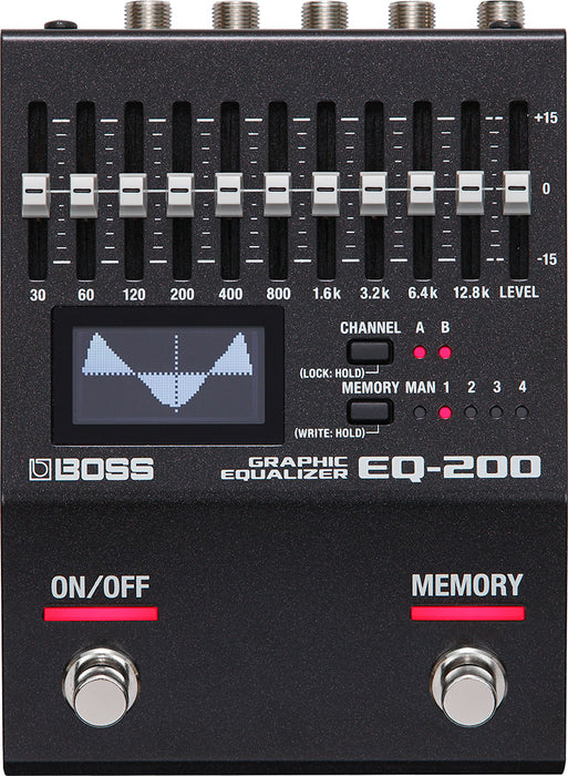 Boss EQ-200 Graphic Equalizer Pedal - Music Bliss Malaysia