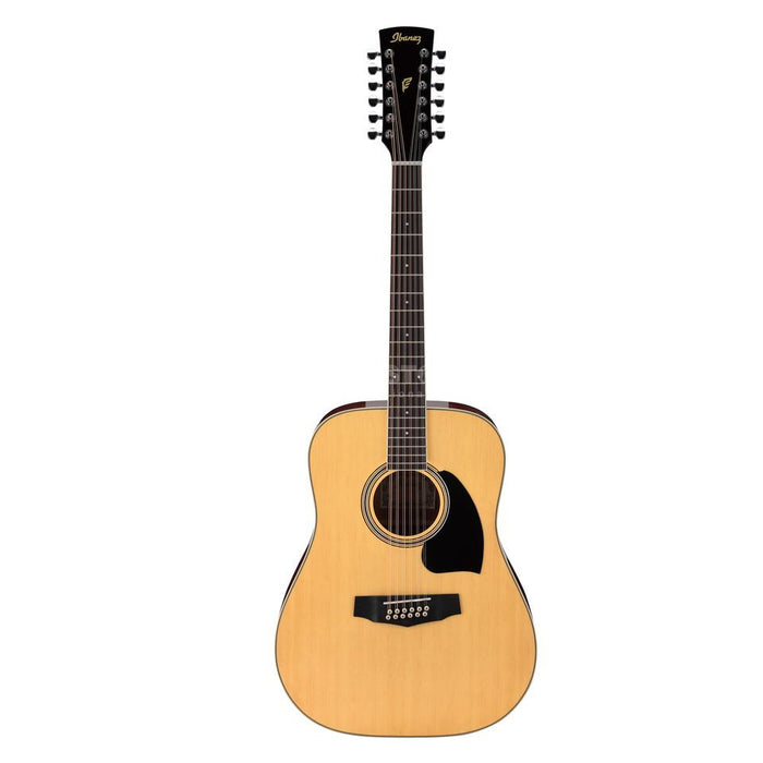 Ibanez PF1512 12-String Acoustic Guitar - Natural High Gloss - Music Bliss Malaysia