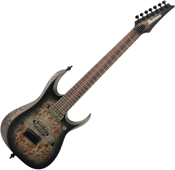 Ibanez Axion Label RGD71ALPA Electric Guitar - Charcoal Burst Black Flat - Music Bliss Malaysia