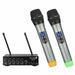 FIFINE K036 UHF Dual Channel Wireless Handheld Microphone, Vocal Microphone, Easy-to-use Karaoke Wireless Microphone System (K-036) - Music Bliss Malaysia