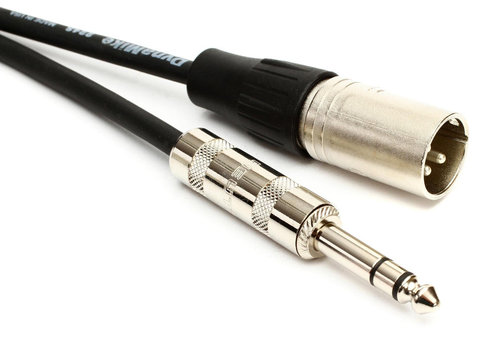 Pro Co Studio Monitor Cable BPBQXM-10 Excellines TRS to XLR Male Balanced Stereo Cable - 10 Feet (BPBQXM10) - Music Bliss Malaysia
