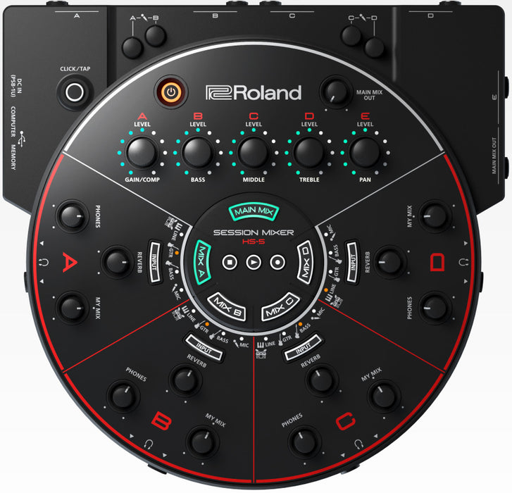 Roland HS-5 Session Mixer (HS5) - Music Bliss Malaysia