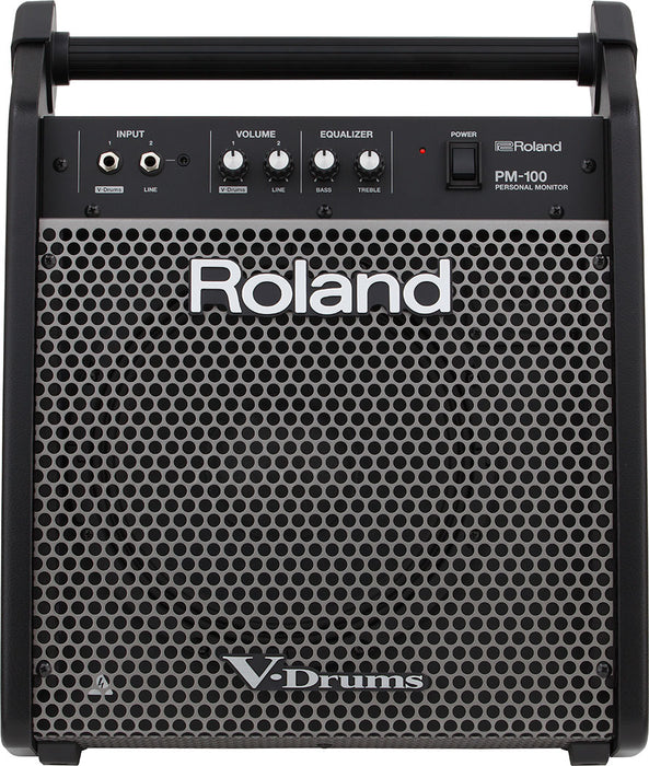Roland PM-100 80-Watt 1x10 2-Channel Powered Drum Monitor - Music Bliss Malaysia