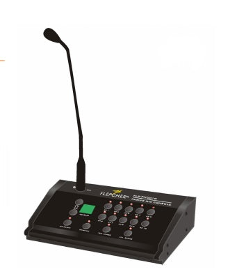Flepcher PMC-010 10-channel Digital Paging Console (PMC010 / PMC 010) - Music Bliss Malaysia