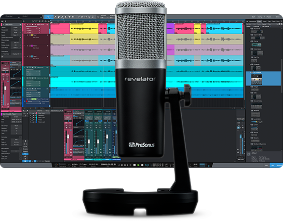 PreSonus Revelator USB-C Microphone with StudioLive Voice Effects Processing - Music Bliss Malaysia