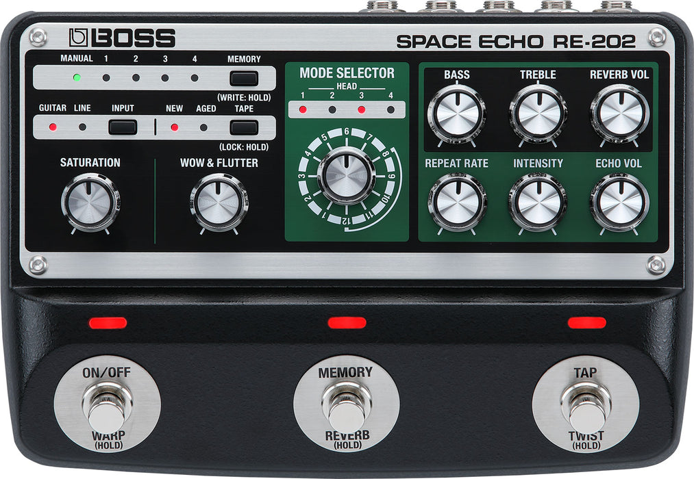 Boss RE-202 Space Echo Digital Delay Pedal - Music Bliss Malaysia