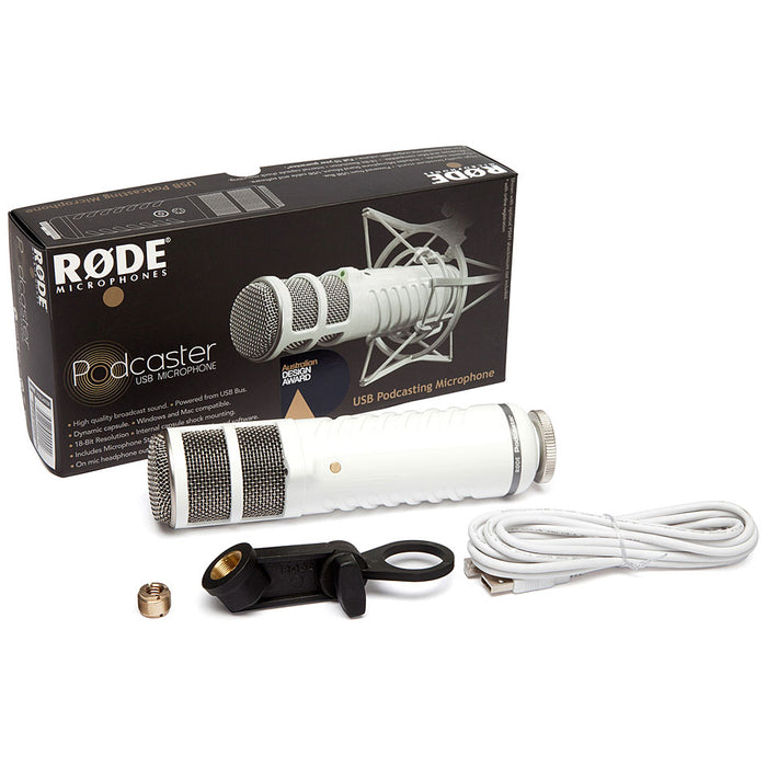 Rode Podcaster MKII Large-diaphragm Dynamic USB Microphone 10 Years Warranty [Made in Australia] *Everyday Low Prices Promotion* - Music Bliss Malaysia