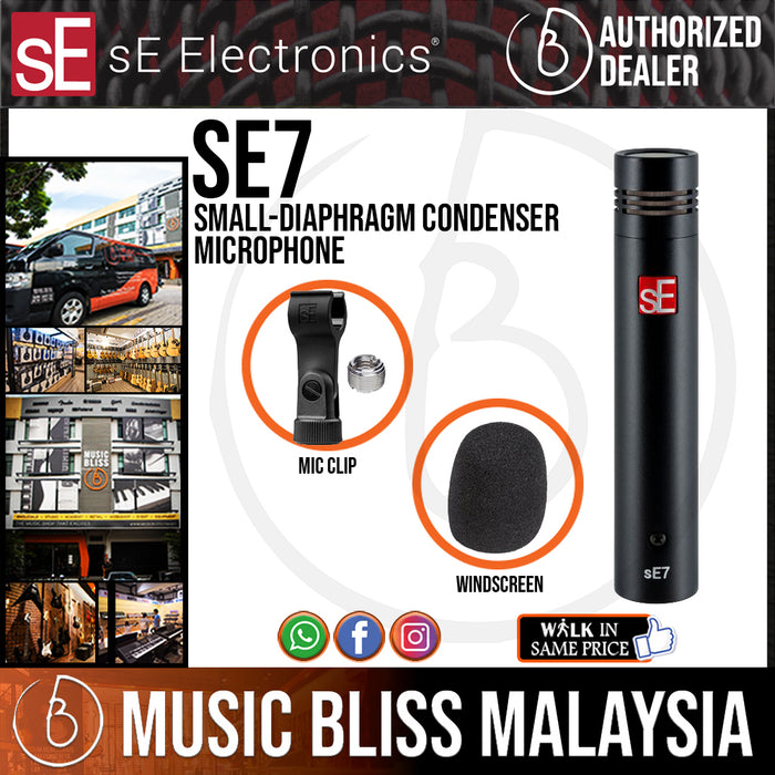 SE Electronics sE7 Small-diaphragm Condenser Microphone - Music Bliss Malaysia