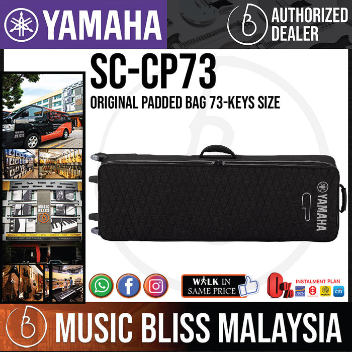 Yamaha Original Padded Bag for CP73 73-keys with roller (SC-CP73 / CP-73) - Music Bliss Malaysia