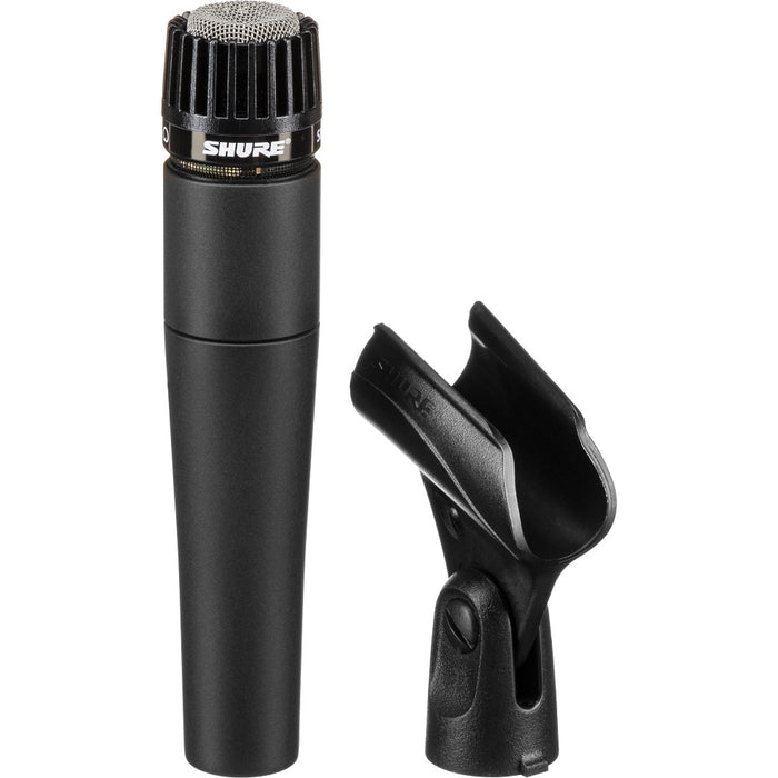 Shure SM57-LC Dynamic Instrument Microphone with Mic Cable and Includes Stand Adapter, Zippered Carrying Case (SM57 / SM-57 / SM57LC) *Price Match Promotion* - Music Bliss Malaysia