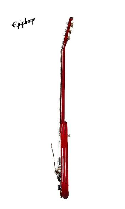 Epiphone Crestwood Custom (Tremotone) Electric Guitar - Cherry - Music Bliss Malaysia