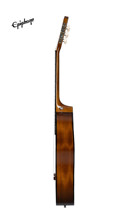 Epiphone Classical E1 Acoustic Guitar, Full Size, 2" Nut - Antique Natural - Music Bliss Malaysia