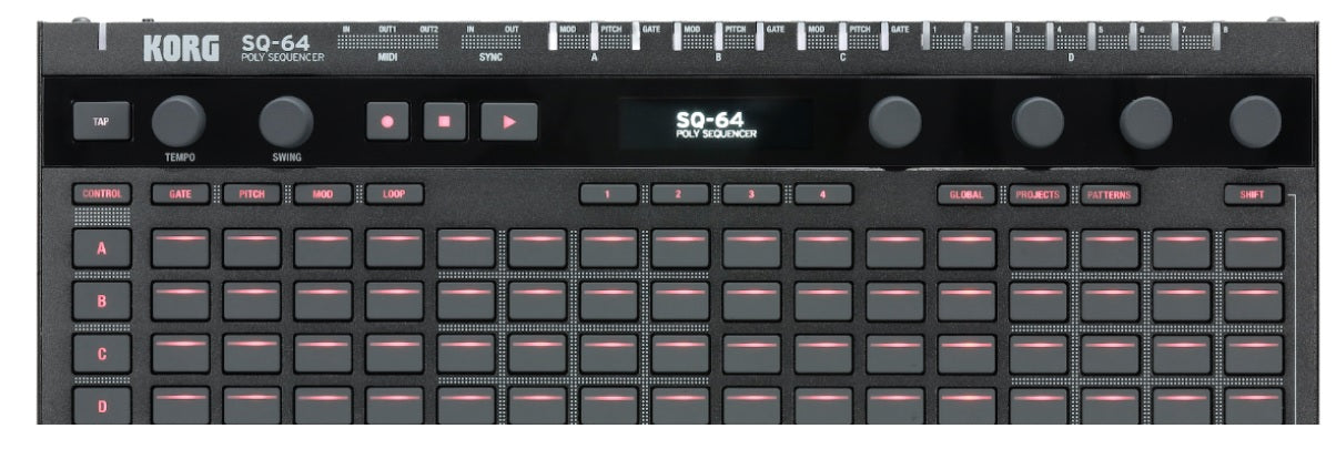 Korg SQ-64 Polyphonic Sequencer with 0% Instalment (SQ64) - Music Bliss Malaysia