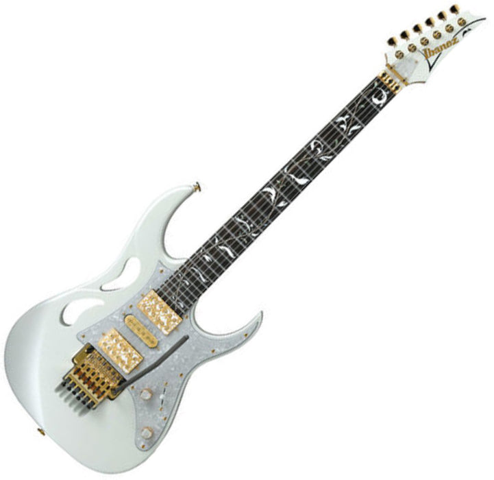 Ibanez Steve Vai Signature PIA3761 Electric Guitar w/Case - Stallion White MADE IN JAPAN - Music Bliss Malaysia