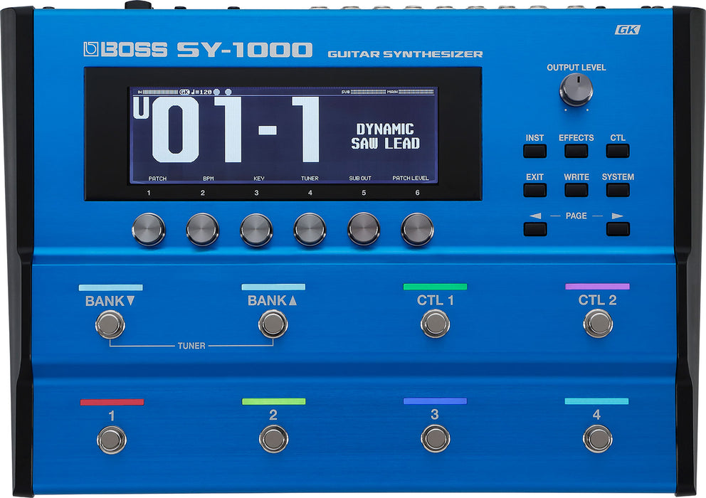 Boss SY-1000 Guitar Synthesizer Pedal - Music Bliss Malaysia