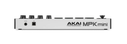 Akai MPK Mini Mk3 Compact Keyboard Controller - Limited Edition White (MPK Mini MKIII / MPK Mini MK III) - Music Bliss Malaysia
